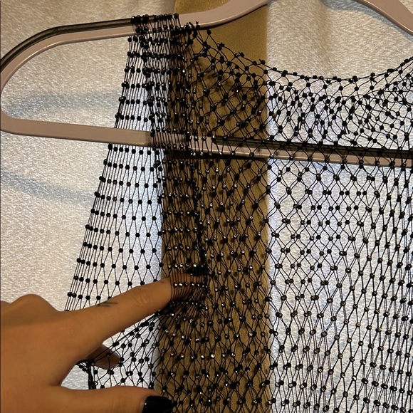 SHEIN Black Mesh Tank Top - Picture 4 of 4